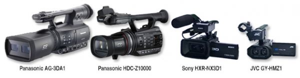 Professional 3D Camcorders